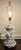 Chinoiserie Mid 20th C. Hollywood Regency Serge Roche Style Italian Blanc De Chine Porcelain Ostrich Feather Lamp For Sale - Image 3 of 13