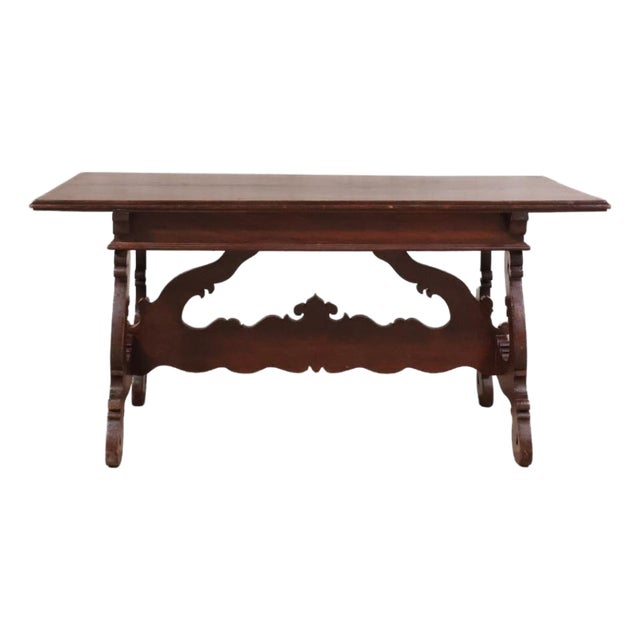19th Century French Walnut Desk For Sale