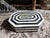 Vintage Black & White Bone Inlay Box Octagonal Geometric Trinket Box For Sale - Image 4 of 5