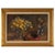 Textile Mid 20th Century, Bouquet of Flowers, Oil on Canvas For Sale - Image 7 of 7