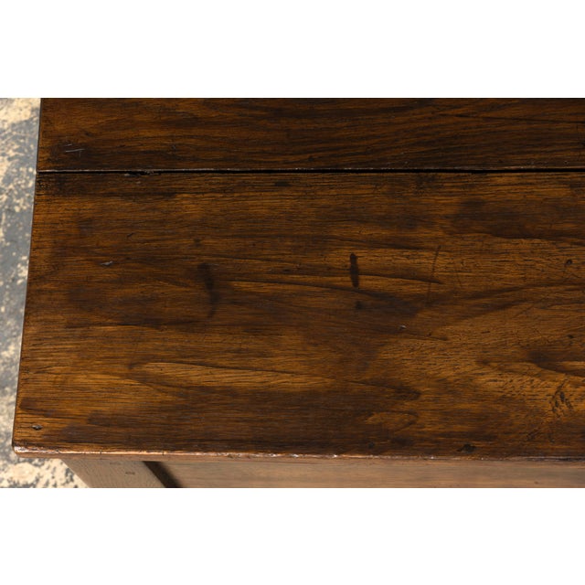 Early 19th Century Early 19th Century Country French Provincial Oak Coffer Trunk For Sale - Image 5 of 18