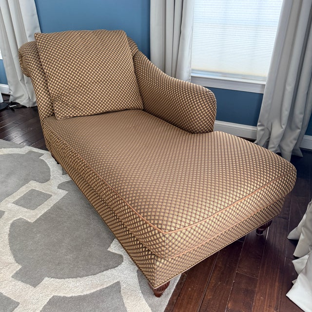 Milling Road Single Arm Chaise Imagine lowering yourself into this welcoming chaise at the end of a long day. This Baker...