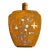 Unusual Antique/Vintage Lac Burgaute Snuff Bottle – Ochre For Sale