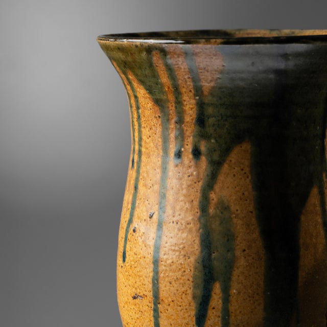 1930s Stoneware Vasesb by Eugène Lion for Puisaye, 1930s For Sale - Image 5 of 8