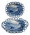 Early English Pearlware Basket and Undertray - 2 Pieces For Sale