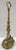 1920s Antique Victorian-Era Solid Brass Doorstop Door Porter For Sale - Image 5 of 16