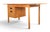 Designed with versatility at its core, this vintage Mid-Century Modern teak desk pairs a beautifully streamlined profile...