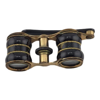 Antique "Breveté Par Dimension" Paris Opera Glasses Binoculars - Made in France For Sale