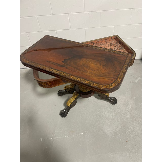 Antique Flip-Top Games Table For Sale - Image 17 of 18
