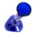 Vintage Swedish Hand Blown Cobalt Glass Vase by Arthur Carlsson Percy For Sale - Image 10 of 11