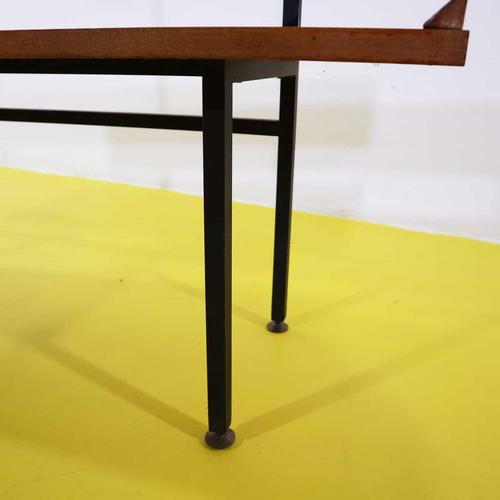 2000 - 2009 Metal and Wood Coat Rack with Hooks and Shelf For Sale - Image 5 of 11