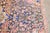 Textile 1960s Vintage Persian Distressed Handmade Medallion Blue Wool Rug For Sale - Image 7 of 10