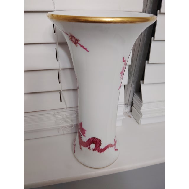 Meissen Porcelain Early 20th Century Meissen Vase For Sale - Image 4 of 12