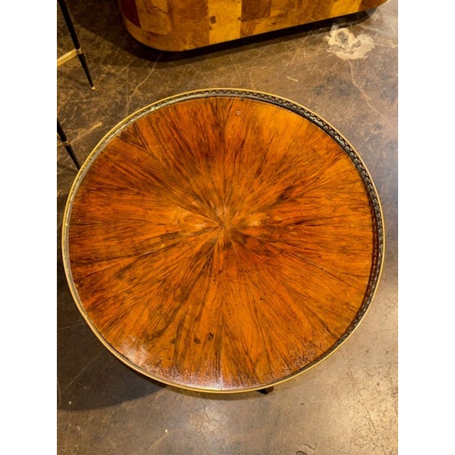 19th Century French Transitional Walnut Side Table For Sale - Image 4 of 5