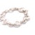 A rare vintage Tiffany & Co. Stencil Heart Link bracelet crafted in sterling silver, featuring a refined chain design...