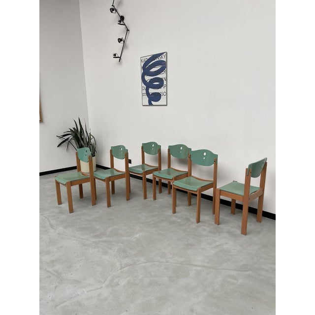 Community Chairs, 1980s, Set of 6 For Sale - Image 9 of 18