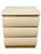 Millennium Cream Postmodern Dresser and Two Nightstands With Asymmetrical Mirror For Sale - Image 9 of 14
