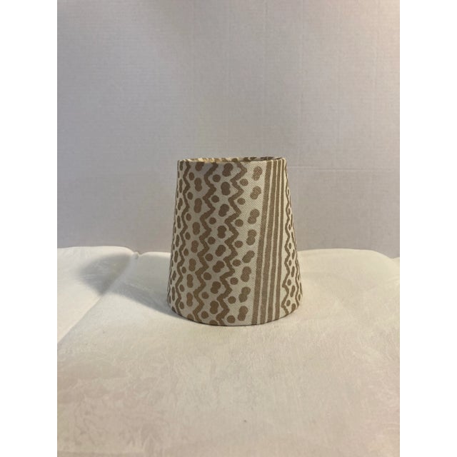 Fortuny Fortuny Tapa Stripe Chandelier Shade For Sale - Image 4 of 7