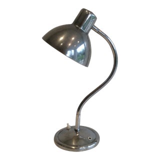 1960s Swinging Chrome Lamp For Sale