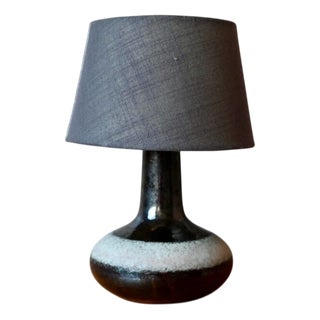 Vintage Stoneware Table Lamp, 1960s For Sale