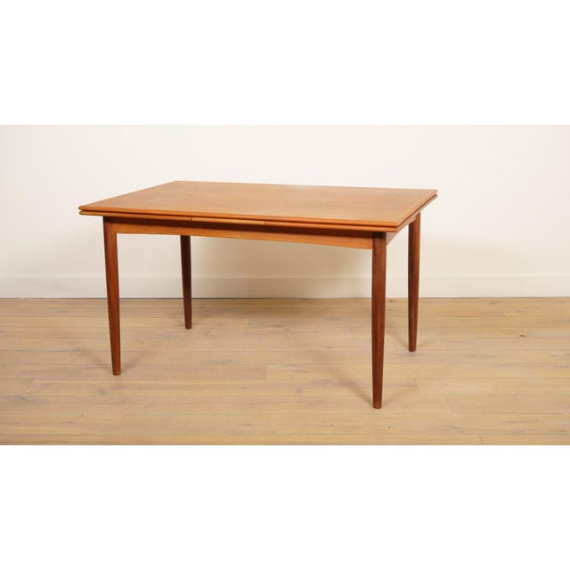 Danish Extending Dining Table in Teak, 1960s For Sale - Image 11 of 12