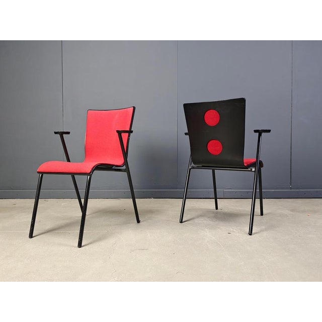 Vintage Occhio Chairs by Roel Vandebeek for Drisag, 2000s, Set of 6 For Sale - Image 3 of 17