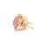 1.16 cts Natural pink sapphire & 0.21 cts diamond gold in 14k gold For Sale - Image 18 of 18
