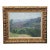 Mid 20th Century Vintage European Country Landscape Cityscape Oil Painting on Canvas, Framed For Sale