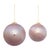 Add a touch of glamorous elegance to your holiday decor with these Iridescent Beaded Glass Ornaments. Designed in soft...