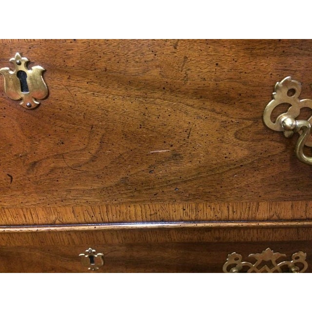 Vintage Henredon Chest on Chest, Banded Tall Chest For Sale - Image 16 of 16