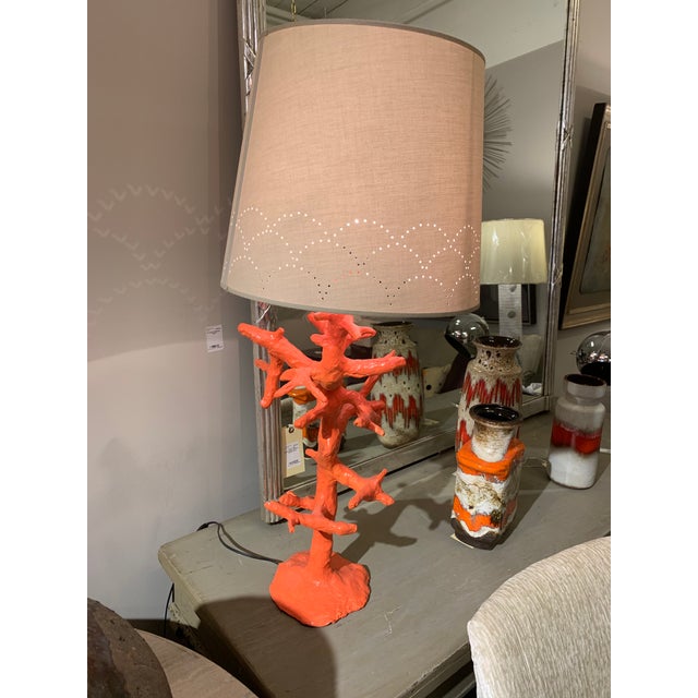 Mid-Century Artisan Made Lamp From Paris For Sale - Image 4 of 6