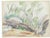 Grace Spongberg (American, 1906-1992) oil pastel on paper, estate stamp on reverse. This was in a folder with works by the...