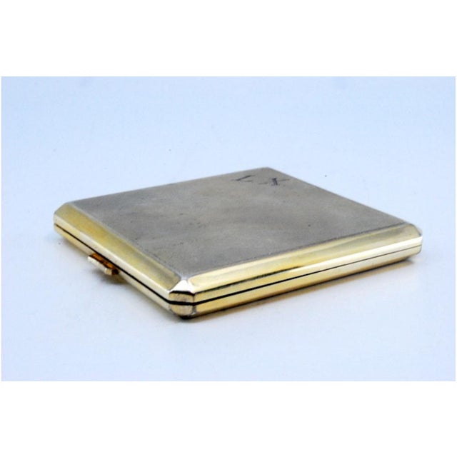 Matte Silver Toiletry Box with Mirror For Sale - Image 10 of 10