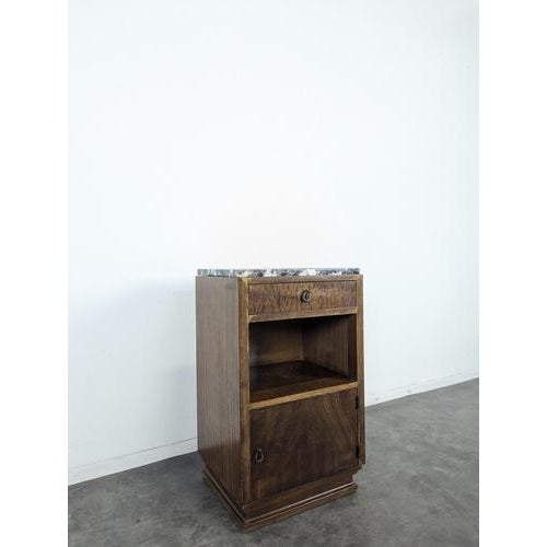 Art Deco Bedside Table in Breccia Marble, in Very Good conditions.