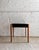 Bauhaus Mid-Century Teak and Leather Stool, Scandinavia, 1960s For Sale - Image 3 of 8