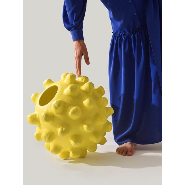 Sun Sculpture in Ceramic by Liliana Silva For Sale - Image 4 of 8
