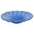 Vintage French Fruit Bowl in Blue Pressed Glass, 1960s For Sale - Image 15 of 15