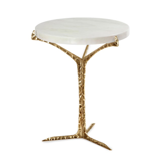 Alentejo Side Table in Estremoz Marble from Insiderland For Sale - Image 16 of 16