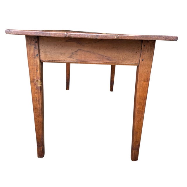 Louis Philippe Farmhouse Table in Cherry Wood, 1880 For Sale - Image 9 of 18