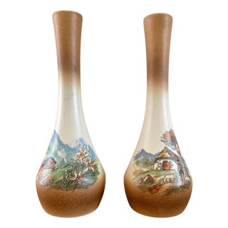 Pyrenean Sandstone Vases, 1950s, Set of 2 For Sale