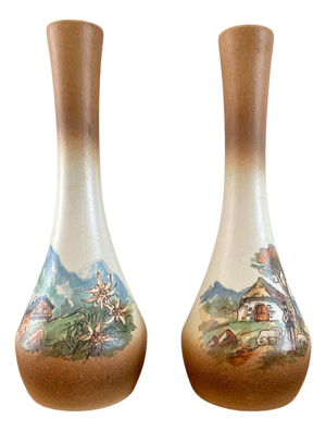 Pyrenean Sandstone Vases, 1950s, Set of 2