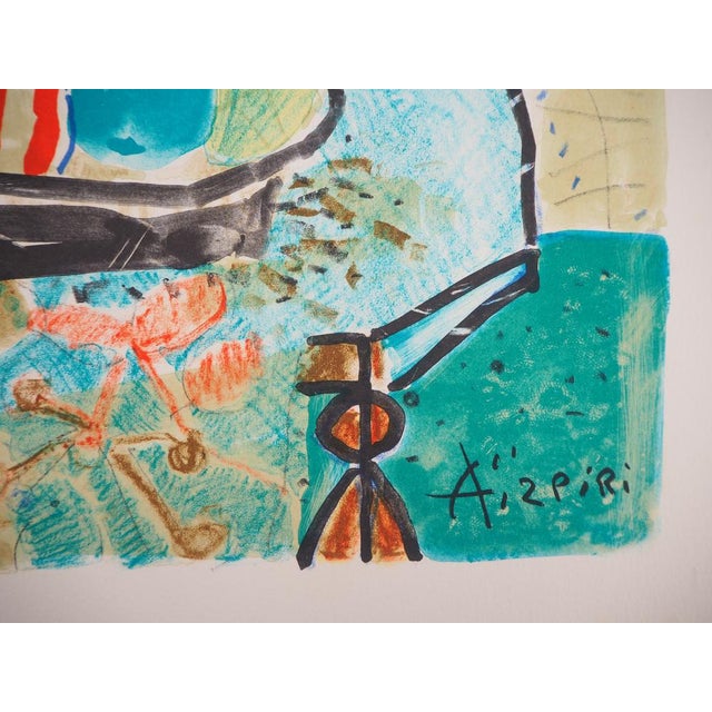 Paul Aizpiri, Still Life with Fruits, Original Lithograph For Sale - Image 6 of 7