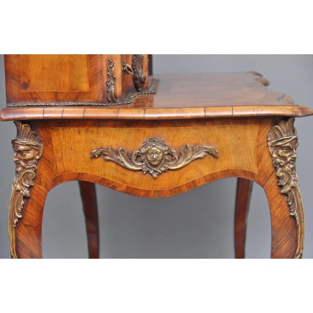 Antique Walnut Writing Table For Sale - Image 5 of 18