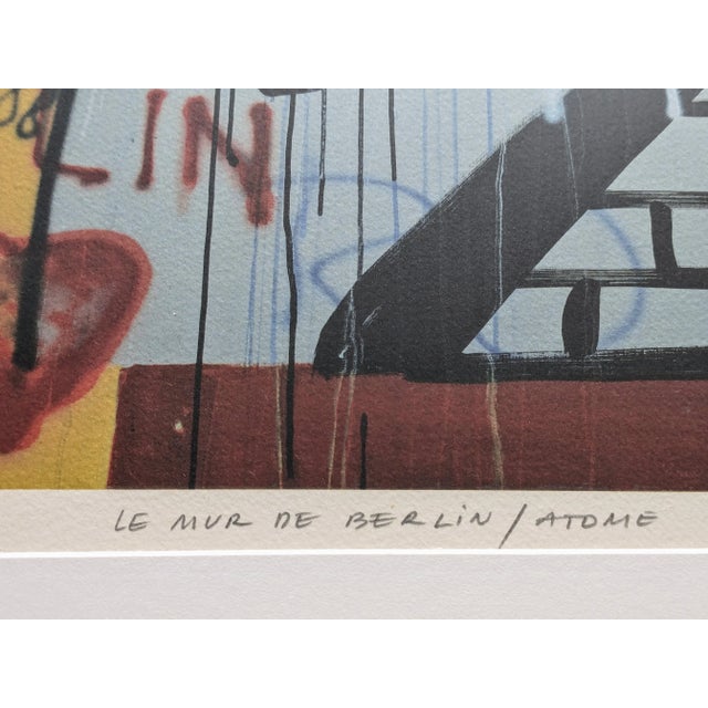 Peter Klasen, The Berlin Wall / Le Mur De Berlin / Atome, 1980, Lithograph, Framed For Sale - Image 6 of 9
