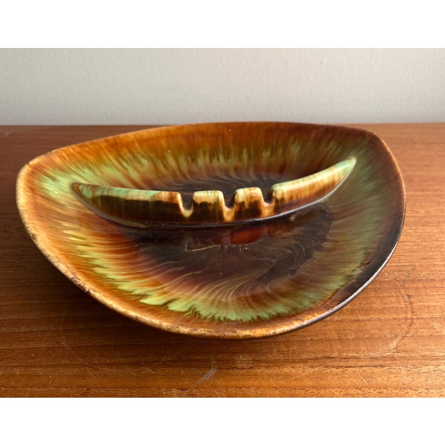 Pottery Craft USA Vintage Mod Ashtray 1960s Atomic Age For Sale - Image 4 of 7