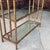 Metal Vintage Maison Jansen Style Hollywood Regency Bespoke Hand Gilt Etergeres Bookcase-Newly Painted For Sale - Image 7 of 12