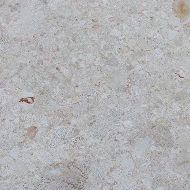 1990s 1990s Draped and Tasseled Yves Klien Blue Travertine Top Table For Sale - Image 5 of 6