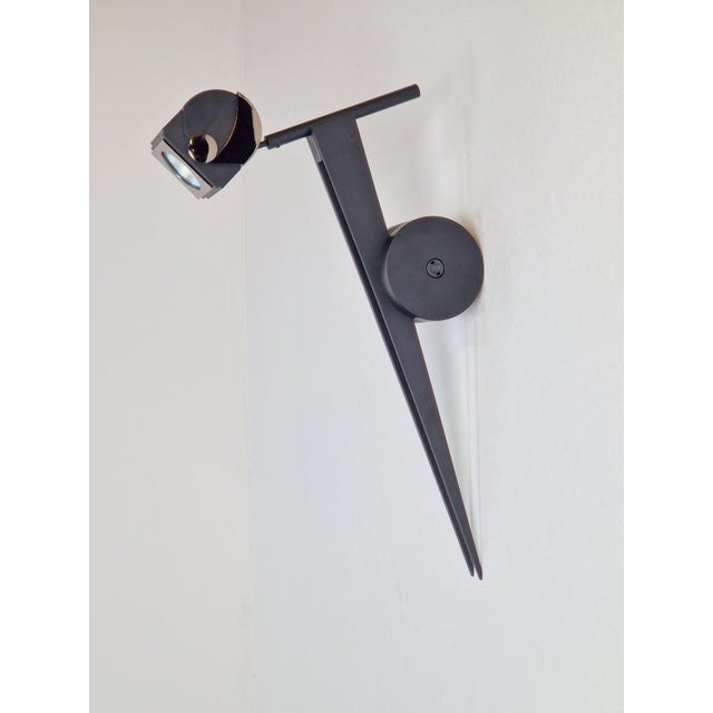 Postmodern Postmodern Metal Wall Spot Lamp from Debsch Aster, Italy, 1980s For Sale - Image 3 of 14