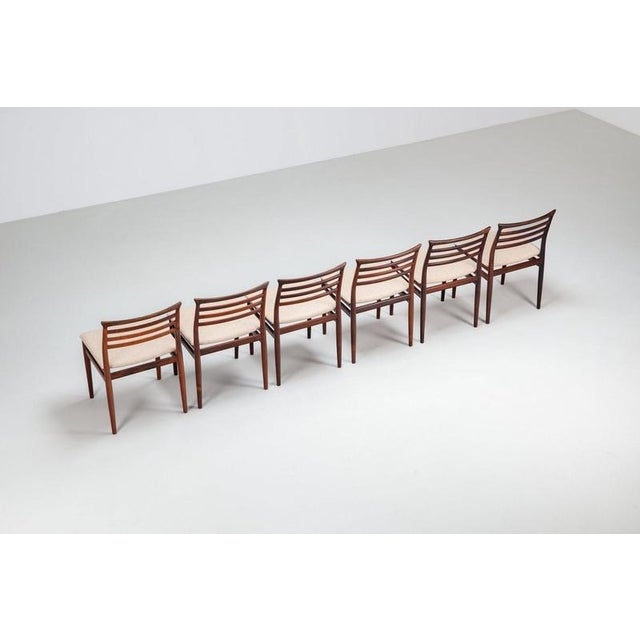 Dining Chairs in Rosewood by Erling Torvits for Sørø Stolefabrik, Denmark, 1960, Set of 6 For Sale - Image 6 of 15