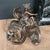 Traditional Single Female Bronze and Iron, Fireplace Decoration For Sale - Image 3 of 4